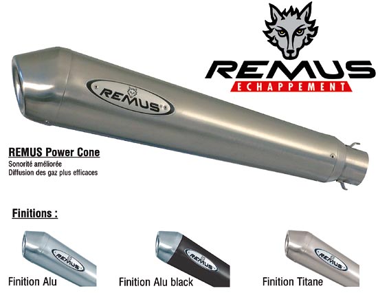 REMUS PowerCone : Le design et la technologie de moto GP à portée de tous.