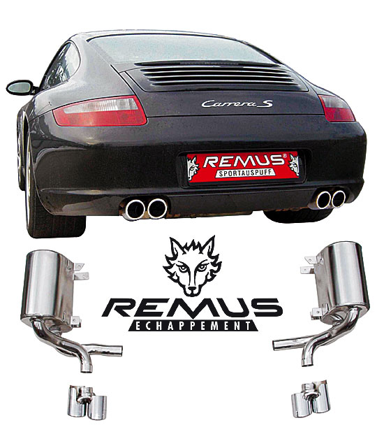 REMUS pour Porsche Carrera S (type 997 mod. 06)