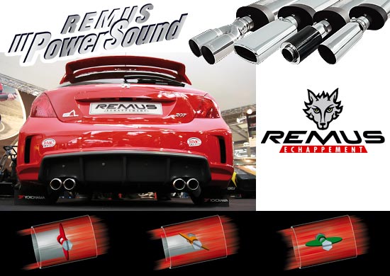 POWER SOUND REMUS pour PEUGEOT 207